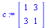 c := Matrix(%id = 4678012162)