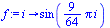 proc (i) options operator, arrow; sin(`+`(`*`(`/`(9, 64), `*`(Pi, `*`(i))))) end proc